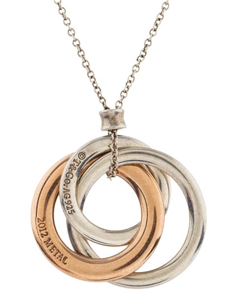 tiffany's circle necklace